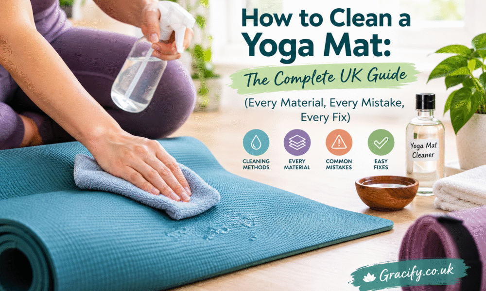 How to Clean a Yoga Mat: The Complete UK Guide (Every Material, Every Mistake, Every Fix)