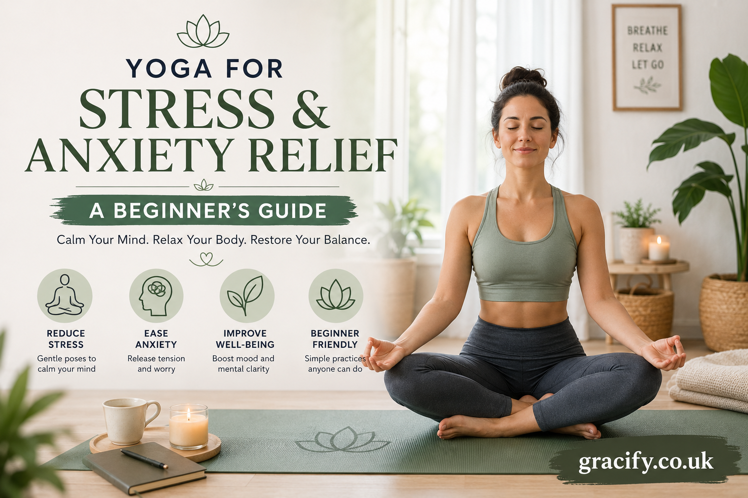 Yoga for Stress and Anxiety Relief A Beginner's Guide